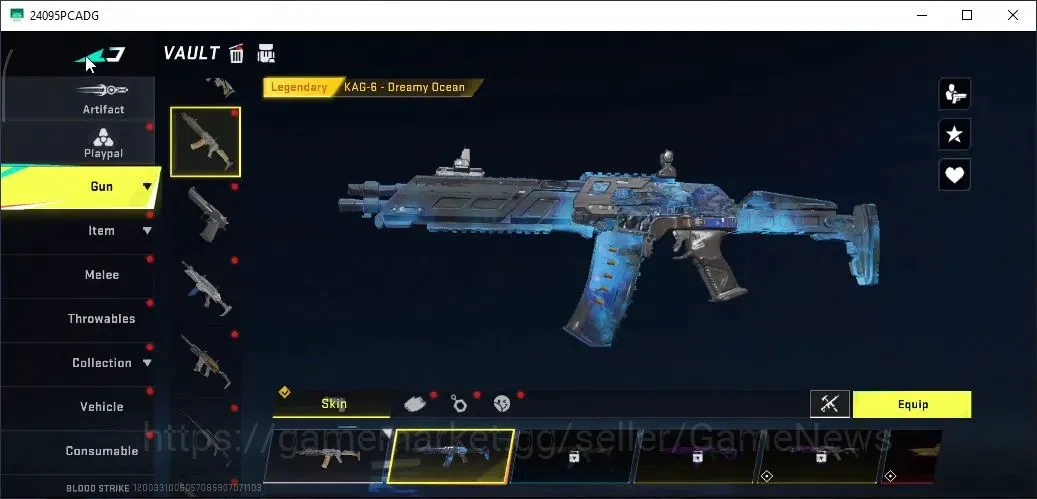 Blood Strike Accounts ASIA|ETERNAL Kala Whisper|Melee Legendary Katana R image 9
