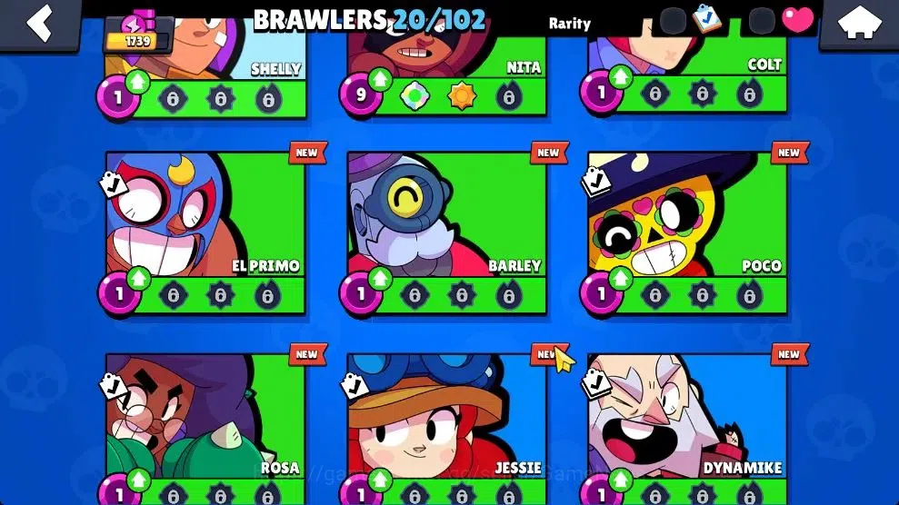 Brawl Stars Accounts 1739 Trophy|20 Brawlers 1 Max Lvl [UL Sirius] Myth image 8