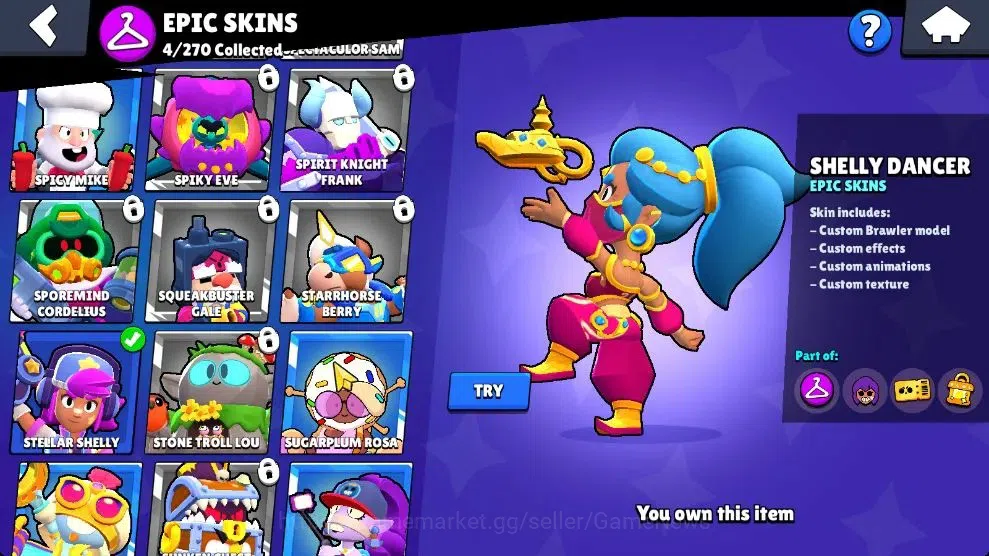 Brawl Stars Accounts 1739 Trophy|20 Brawlers 1 Max Lvl [UL Sirius] Myth image 9