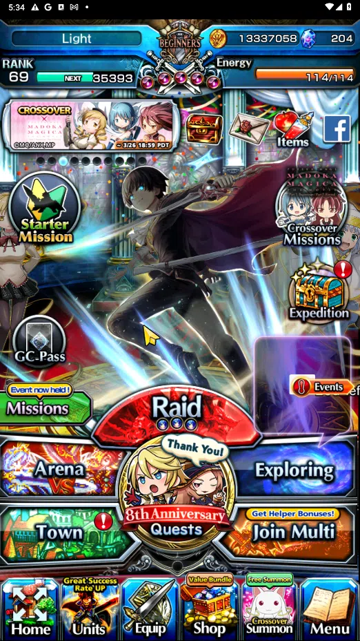 Grand Summoners Accounts GLOBAL | Ascend 12 | DL Rimuru, Stark, Kenshin Him image 1
