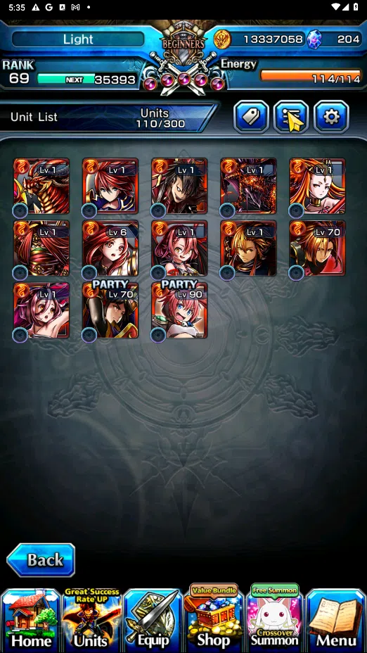 Grand Summoners Accounts GLOBAL | Ascend 12 | DL Rimuru, Stark, Kenshin Him image 3