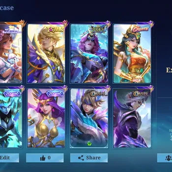 Mobile Legends: Bang Bang Accounts Smurf Hero 86|Skins 151|Ex Glory 59|Sanrio Floryn,Annual