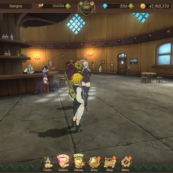 The Seven Deadly Sins: Grand Cross Accounts Endgame GLOBAL|3.5M CC|DM 550|3LR Merlin,Brunhild,Elizabeth|Full Konosuba|UR