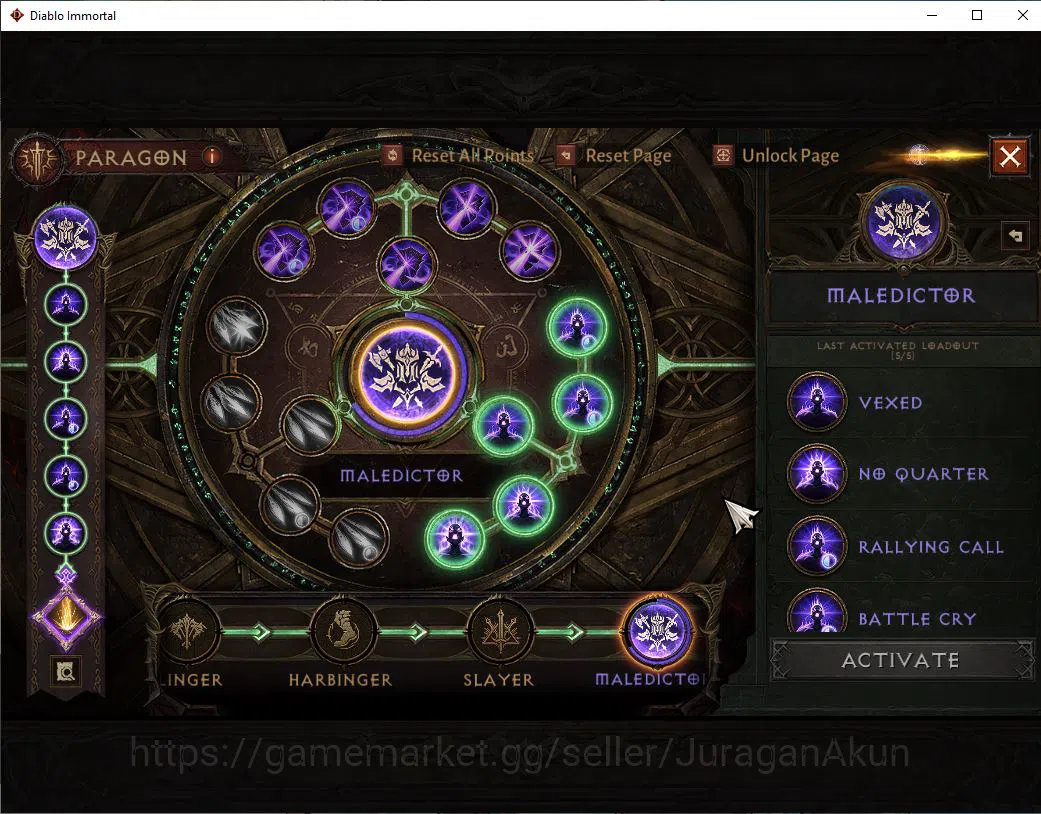Diablo Immortal Accounts SEA- Anu | Lv60(426) Crusader| 33K CR|Reso 480 | I image 10