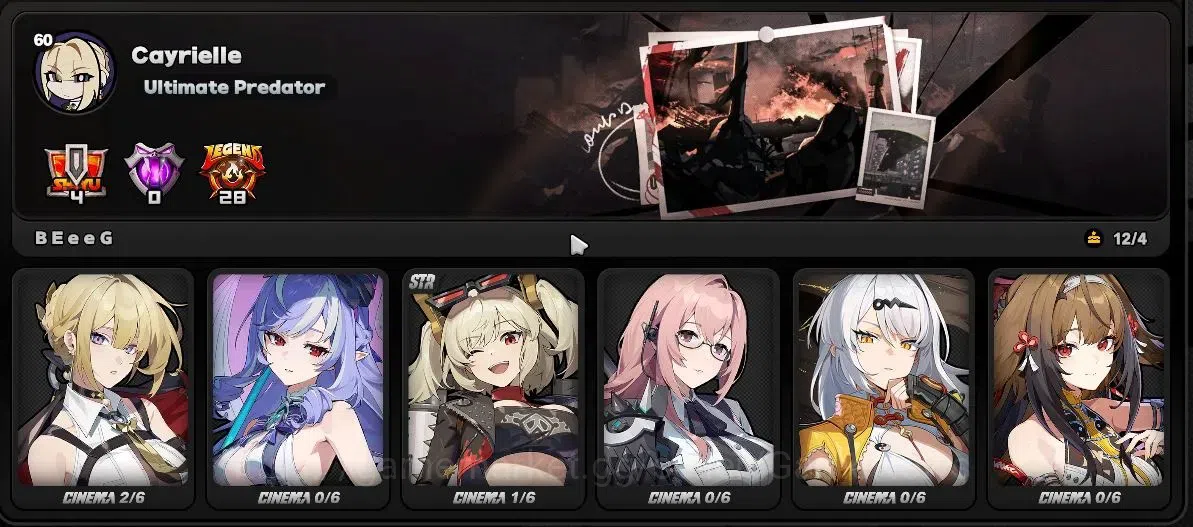 Zenless Zone Zero Accounts ASIA|IK 60|17 Limit[(YuzuhaM2,EvelynM2,BurniceM1,S image 5