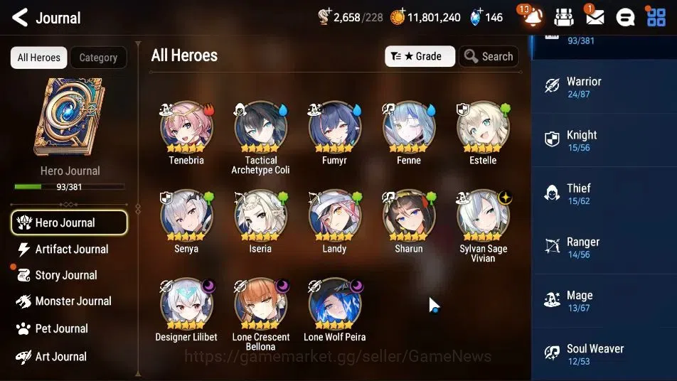 Epic Seven Accounts GLOBAL Unverif|New Era|4 ML(LC Bellona,SS Vivian,L image 6