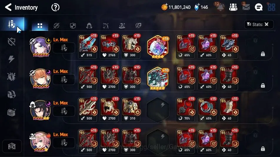 Epic Seven Accounts GLOBAL Unverif|New Era|4 ML(LC Bellona,SS Vivian,L image 8