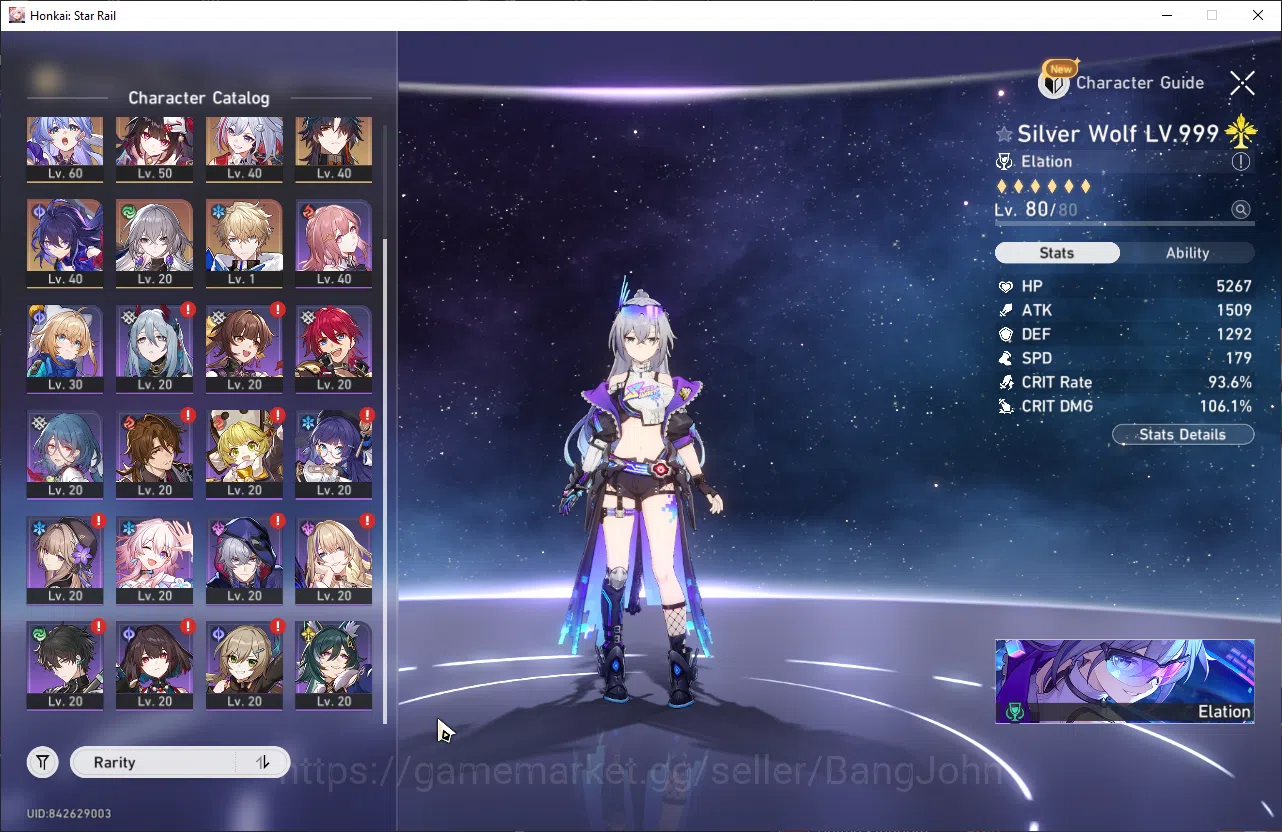 Honkai Star Rail Accounts ASIA | TL 60 | 8 LIMIT | SILVER WOLF999 E4 + SIGN  image 13