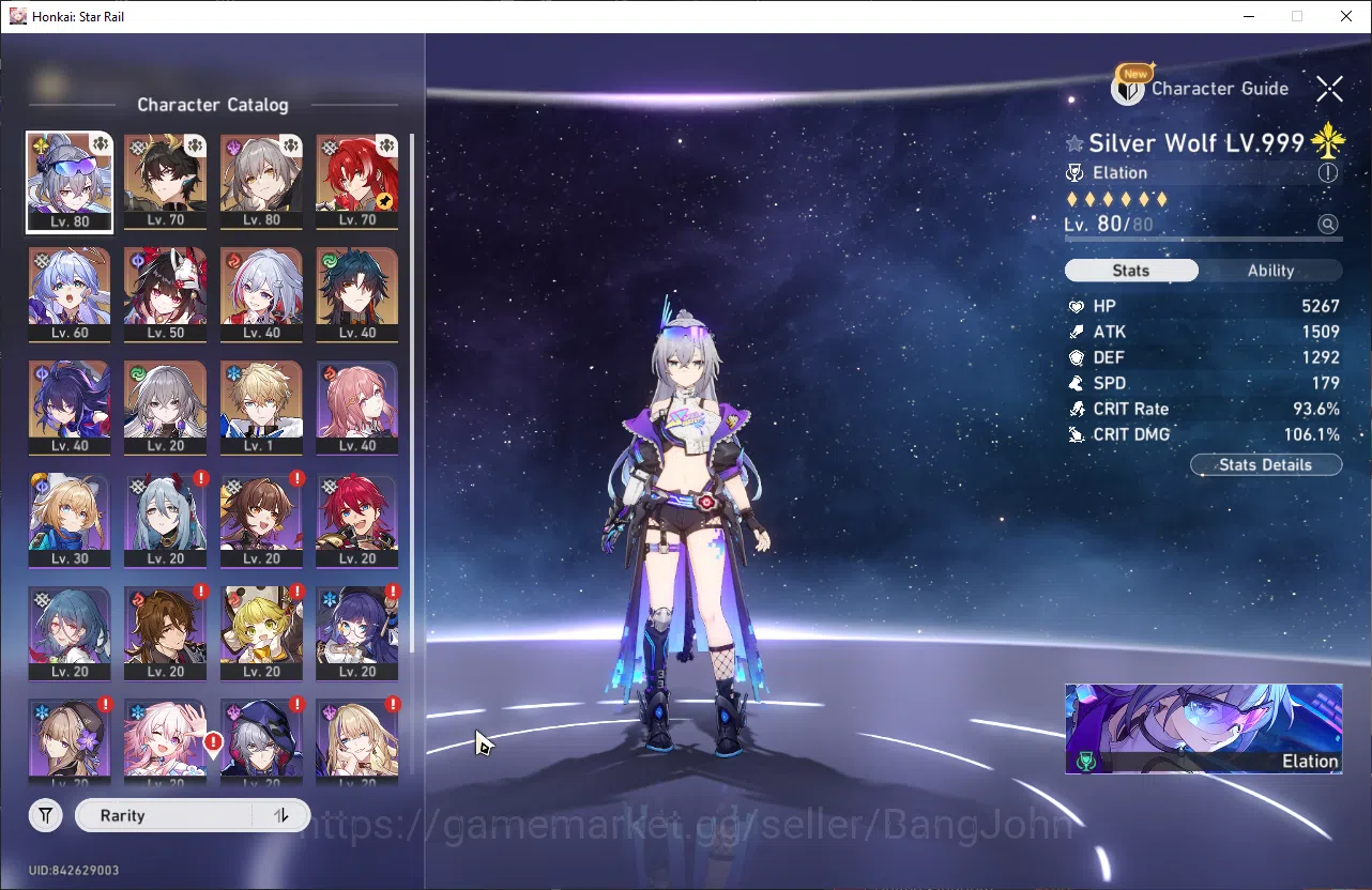 Honkai Star Rail Accounts ASIA | TL 60 | 8 LIMIT | SILVER WOLF999 E4 + SIGN  image 14