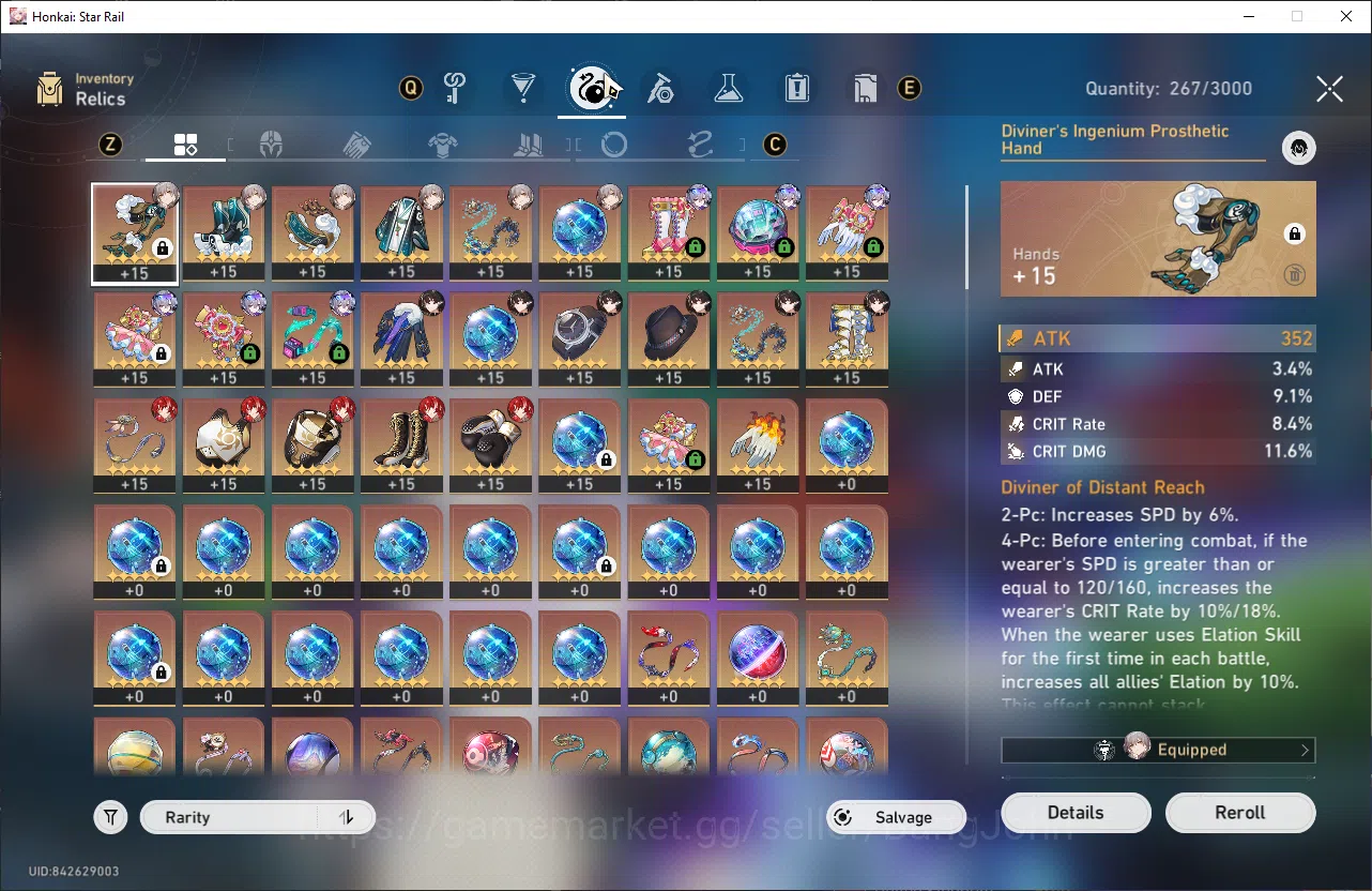 Honkai Star Rail Accounts ASIA | TL 60 | 8 LIMIT | SILVER WOLF999 E4 + SIGN  image 8