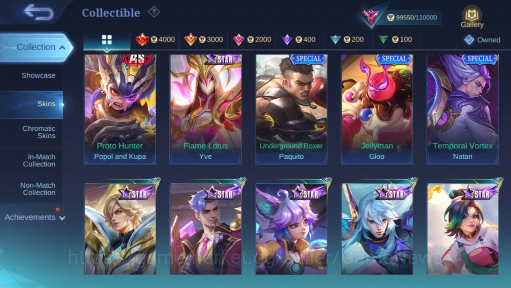 Mobile Legends: Bang Bang Accounts Hero 132|Skin 368|High Glory 55|Kishin Angela,Gran image 18