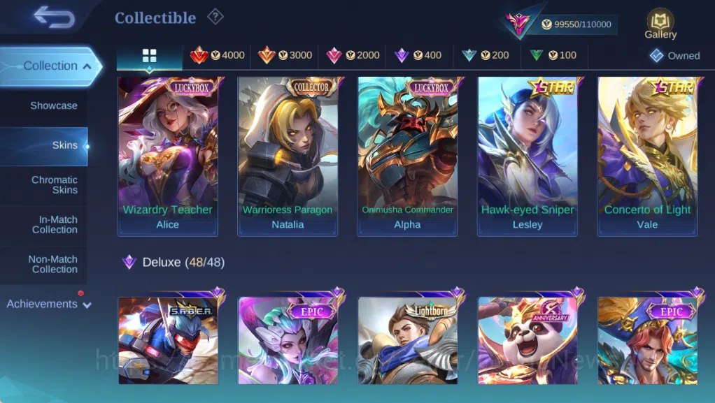 Mobile Legends: Bang Bang Accounts Hero 132|Skin 368|High Glory 55|Kishin Angela,Gran image 5