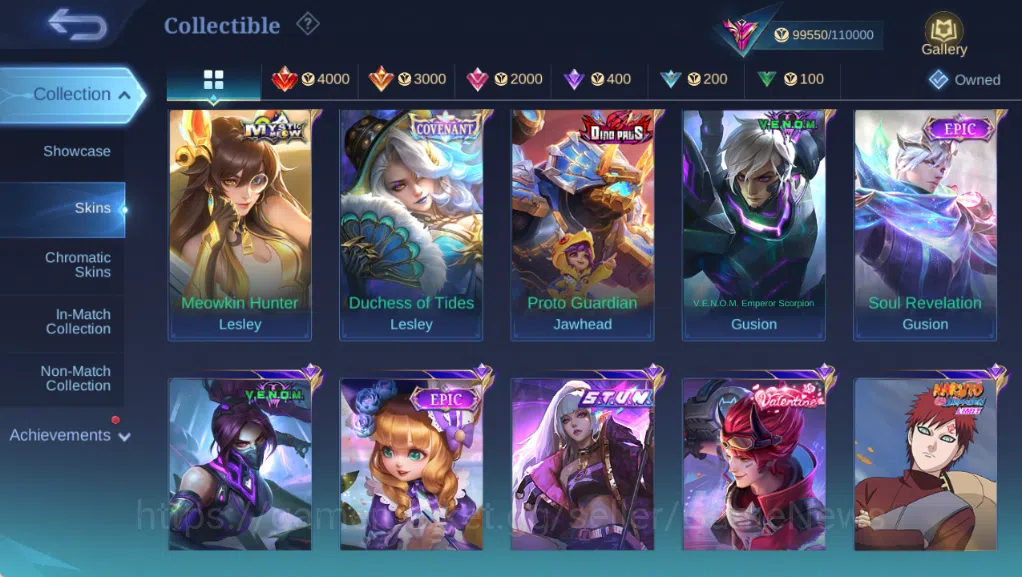 Mobile Legends: Bang Bang Accounts Hero 132|Skin 368|High Glory 55|Kishin Angela,Gran image 8