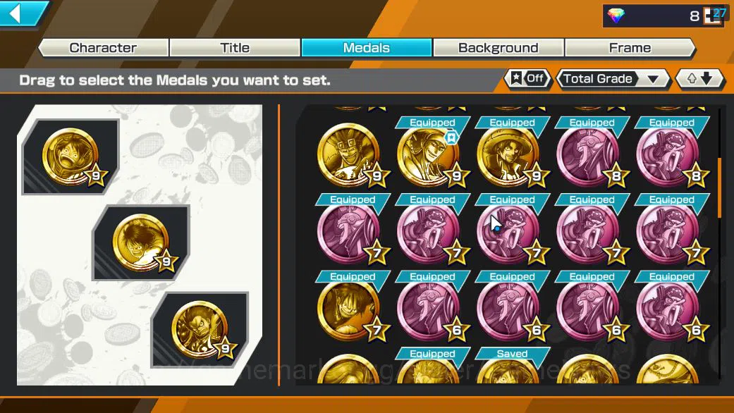 One Piece Bounty Rush Accounts Global|4 EX|BP Kuzan,AMS[Borsalino],GP Gol D.Roger image 4