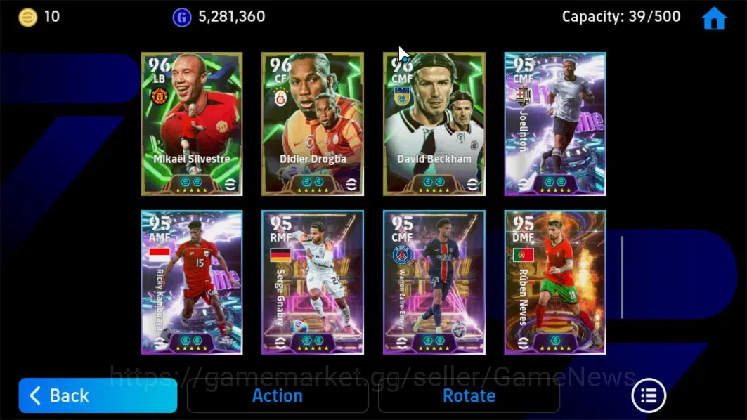 eFootball Accounts Android|BigTime E.Hazard,Epic Fabio C,C.Vieri,Rona image 10