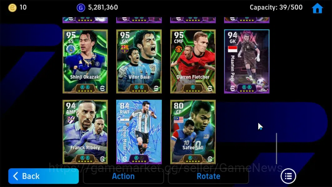 eFootball Accounts Android|BigTime E.Hazard,Epic Fabio C,C.Vieri,Rona image 11