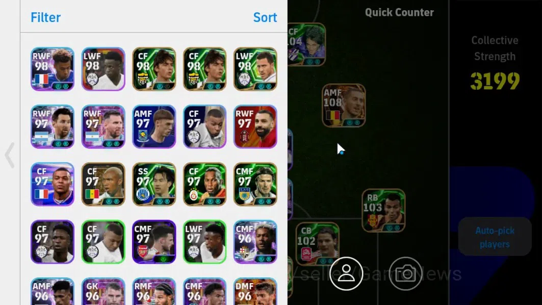 eFootball Accounts Android|BigTime E.Hazard,Epic Fabio C,C.Vieri,Rona image 2