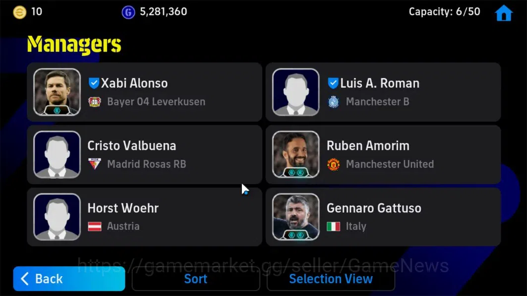 eFootball Accounts Android|BigTime E.Hazard,Epic Fabio C,C.Vieri,Rona image 3