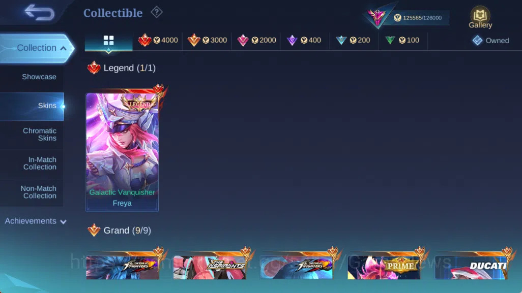 Mobile Legends: Bang Bang Accounts Hero 132|Skin 405|High Immo 105|Legend Freya,Aspir image 10
