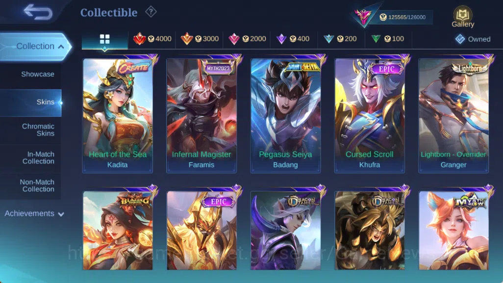 Mobile Legends: Bang Bang Accounts Hero 132|Skin 405|High Immo 105|Legend Freya,Aspir image 2