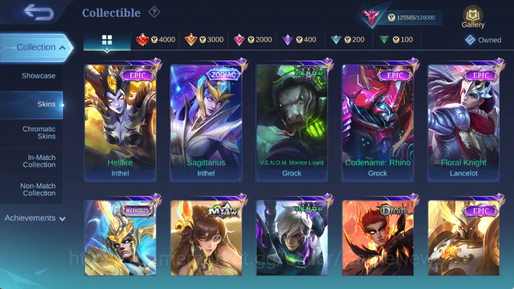 Mobile Legends: Bang Bang Accounts Hero 132|Skin 405|High Immo 105|Legend Freya,Aspir image 4