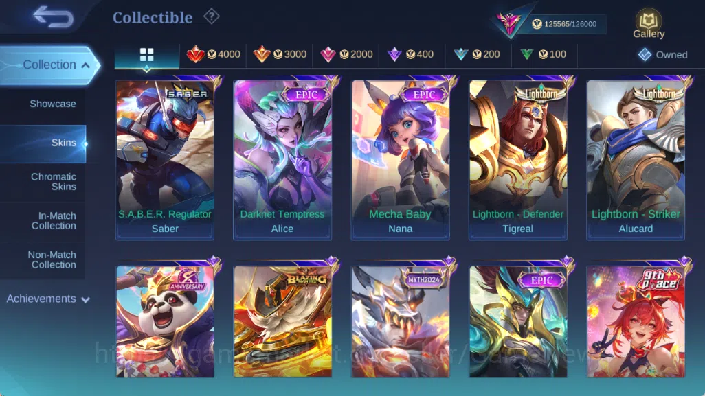 Mobile Legends: Bang Bang Accounts Hero 132|Skin 405|High Immo 105|Legend Freya,Aspir image 6