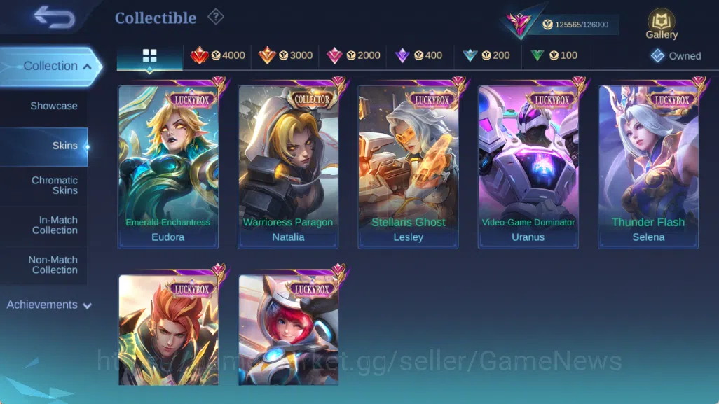 Mobile Legends: Bang Bang Accounts Hero 132|Skin 405|High Immo 105|Legend Freya,Aspir image 7