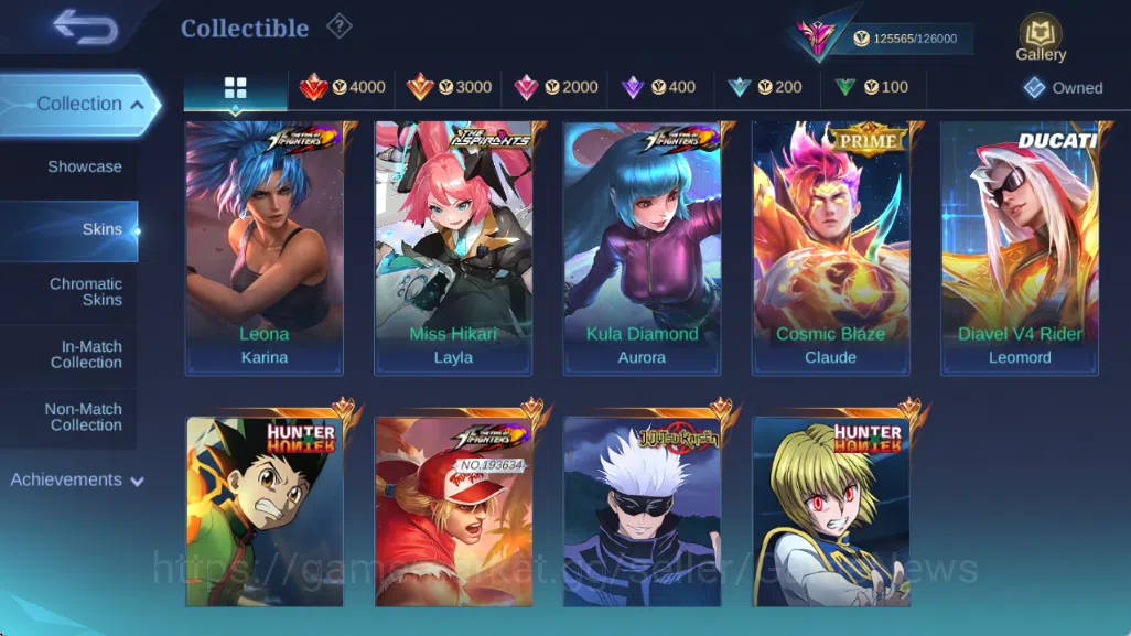 Mobile Legends: Bang Bang Accounts Hero 132|Skin 405|High Immo 105|Legend Freya,Aspir image 9