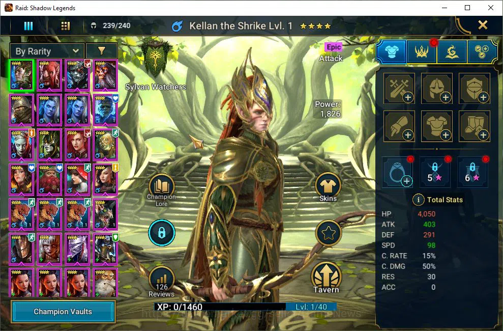 Raid: Shadow Legends Accounts Starter Lv9 670K Power|1 Mythic(Galathir)+23 5