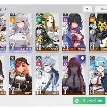 Chaos Zero Nightmare Accounts Global|Lv 13|2 SSR| Sereniel,Khalipe|9 SR
