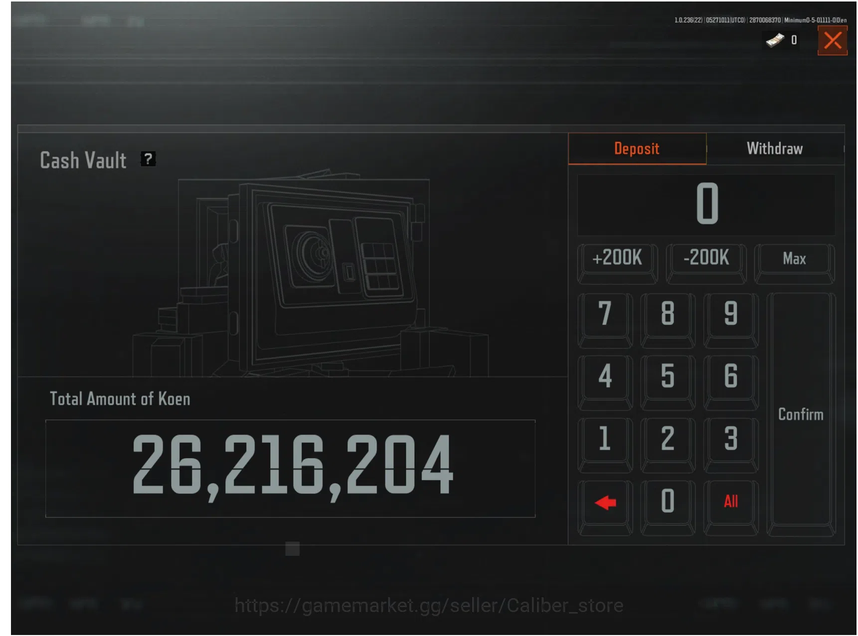 Arena Breakout Accounts 29M cash 26.2M good skins image 2