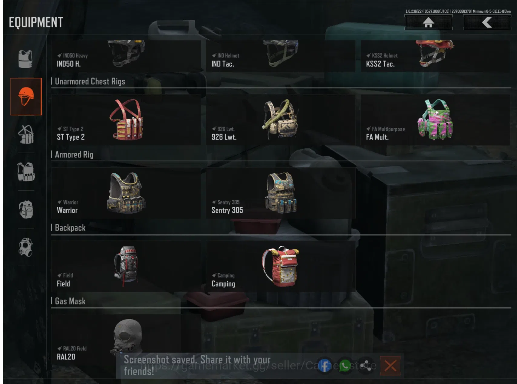 Arena Breakout Accounts 29M cash 26.2M good skins image 5