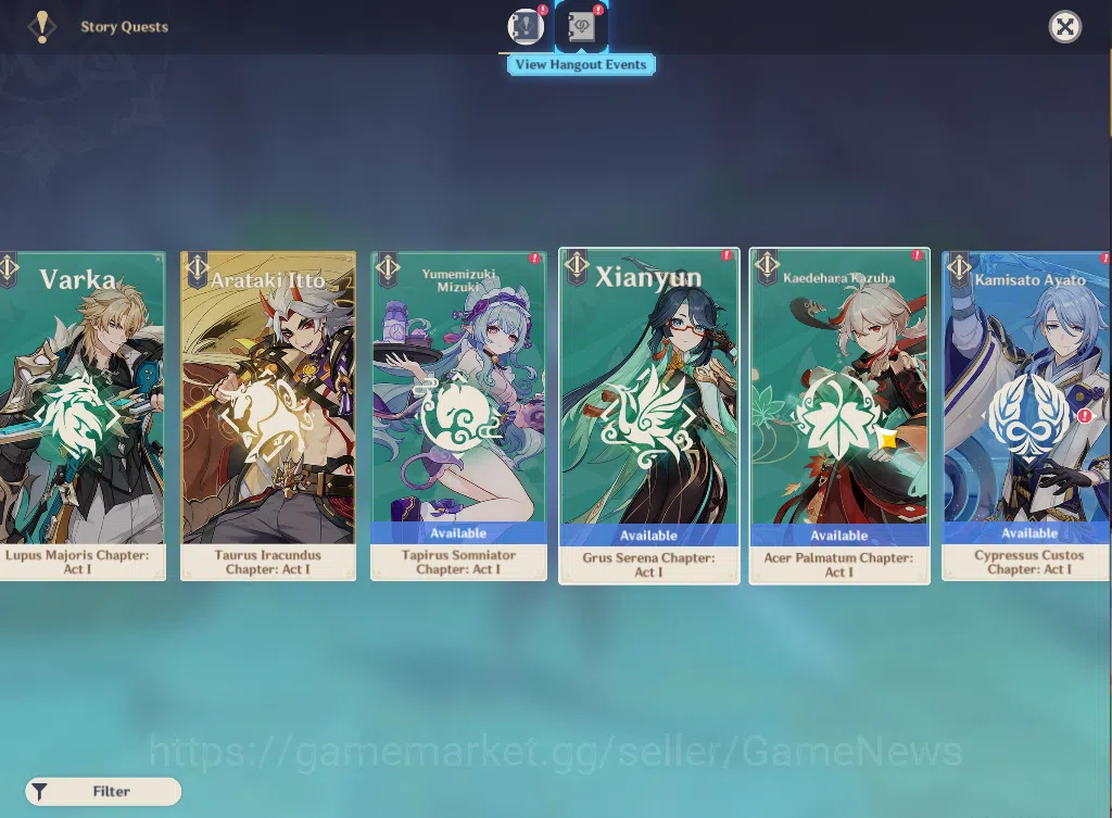 Genshin Impact Accounts ASIA|AR 45|2 Limited+3(*5WEP)|Varka,Eula+Sign,Tigh image 5