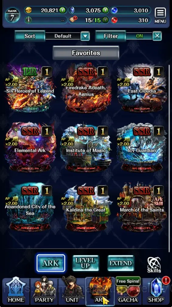 Last Cloudia Accounts GLOBAL|Rank 7|3K Crystal|Collab Brave Frontier (Fi image 5