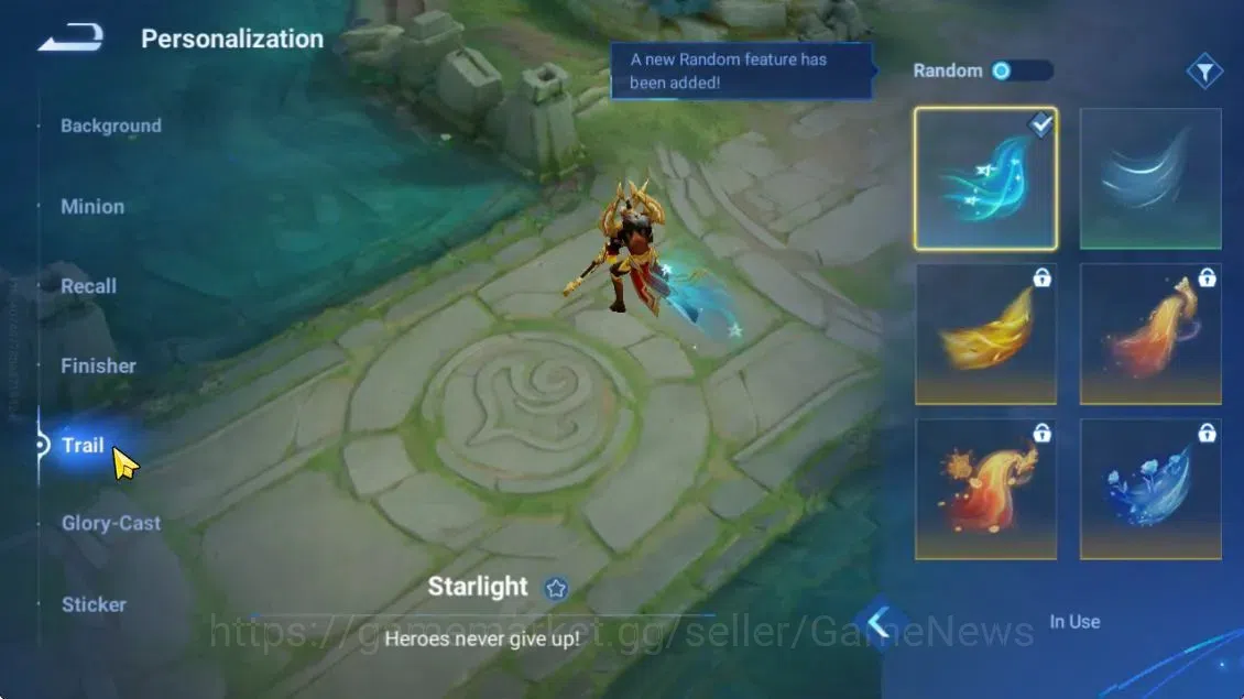 Honor of Kings Accounts Hero 42 Skin 29|Legend (Yao),AOT(Mayene),GM(Gan &  image 10