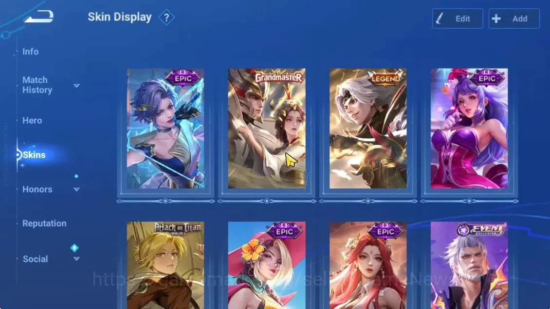 Honor of Kings Accounts Hero 42 Skin 29|Legend (Yao),AOT(Mayene),GM(Gan &  image 3