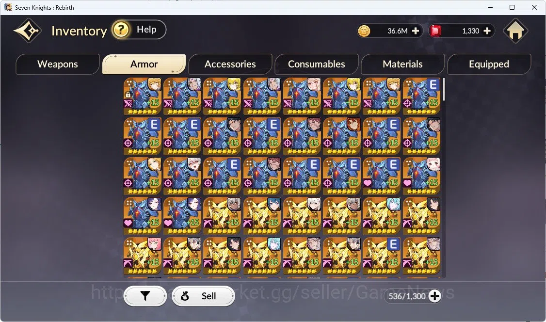 Seven Knights Re:Birth Accounts Global SEA|Full Ex-7k[Fai,Melia,Juri,Gelidus,Rosie image 8
