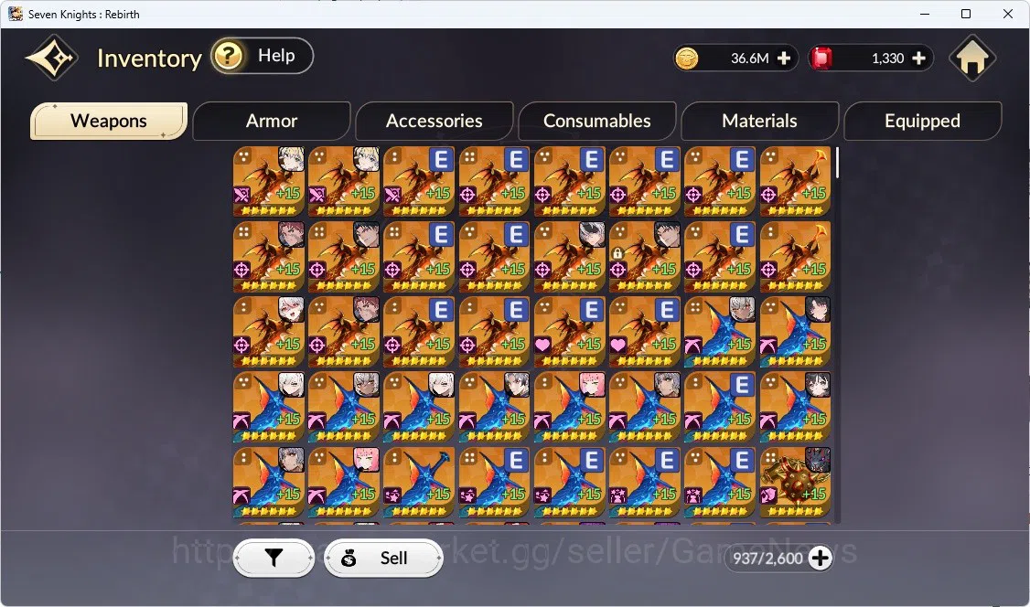 Seven Knights Re:Birth Accounts Global SEA|Full Ex-7k[Fai,Melia,Juri,Gelidus,Rosie image 9