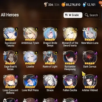 Epic Seven Accounts High-End GLOBAL UnVerif|NewEra|19 ML(Lisette,Shepherd,Monarch,NM Luna+Skin,etc)+AUBE,Hecate,Etc|AUTO