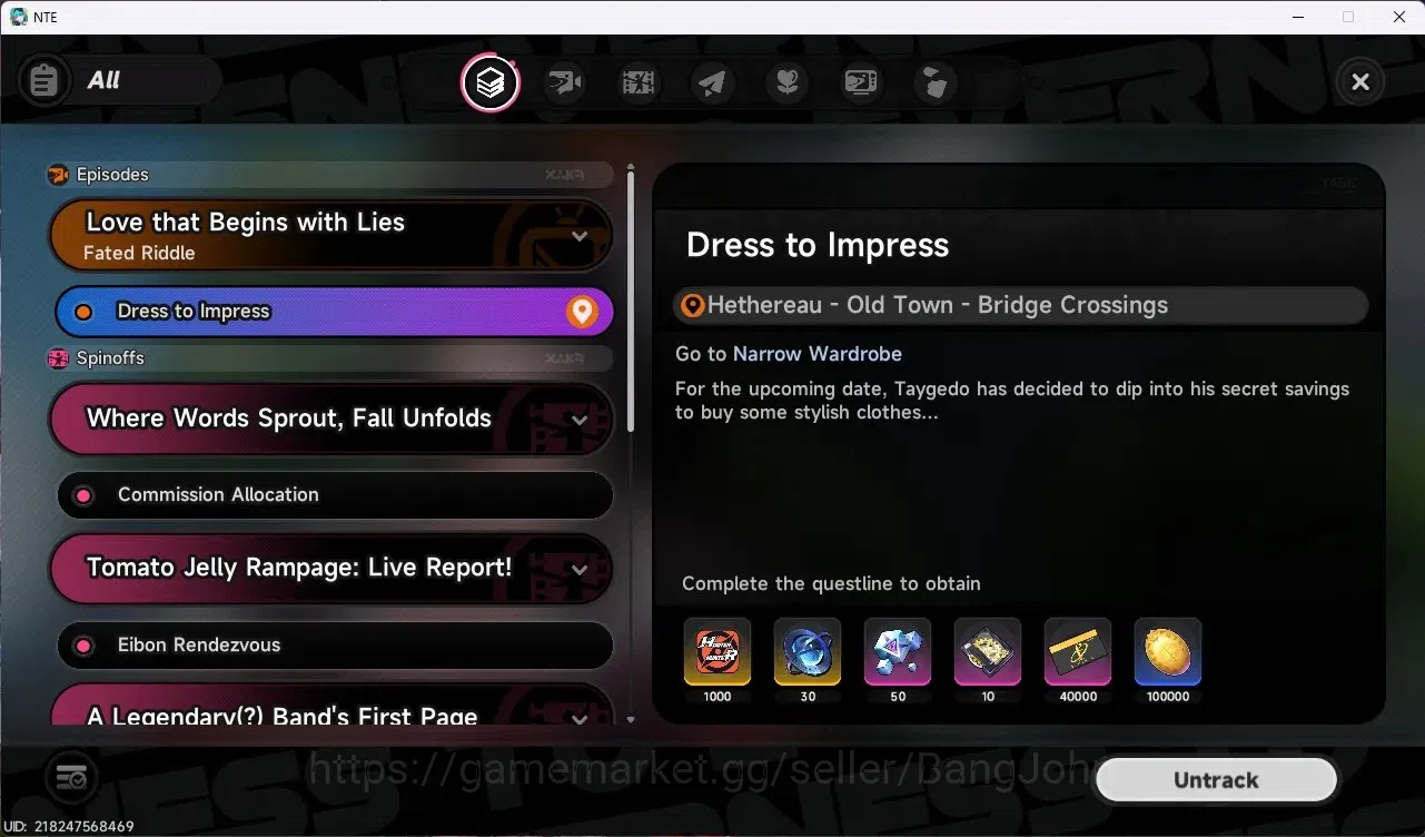 Neverness to Everness Accounts SEA| Hunter Lv 17 | 4 S-Class (Hotori,Lacrimosa),J image 13