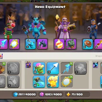Clash of Clans Accounts Mid-Tier TH17 DONATION || XP 197 || 6 BUILDERS || TH 17 DONATION