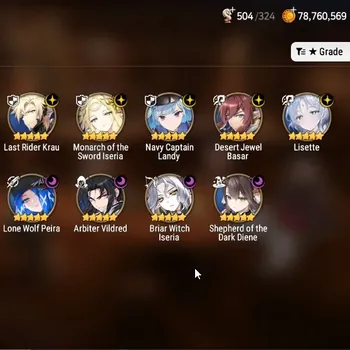 Epic Seven Accounts High-End GLOBAL UnVerif|NewEra|12 ML (Lisette,SoD Diene,MoS Iseria,BW Iseria Etc)+Haru,UP