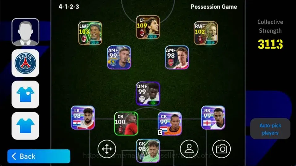 eFootball Accounts Android|PW 3113|Bigtime Ibrahimovic|Epic Ronaldinh image 2