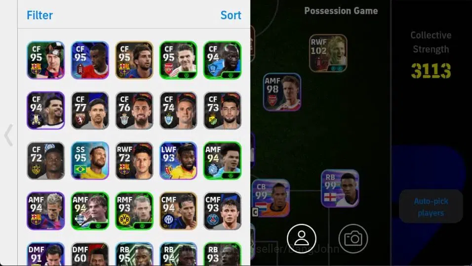 eFootball Accounts Android|PW 3113|Bigtime Ibrahimovic|Epic Ronaldinh image 3
