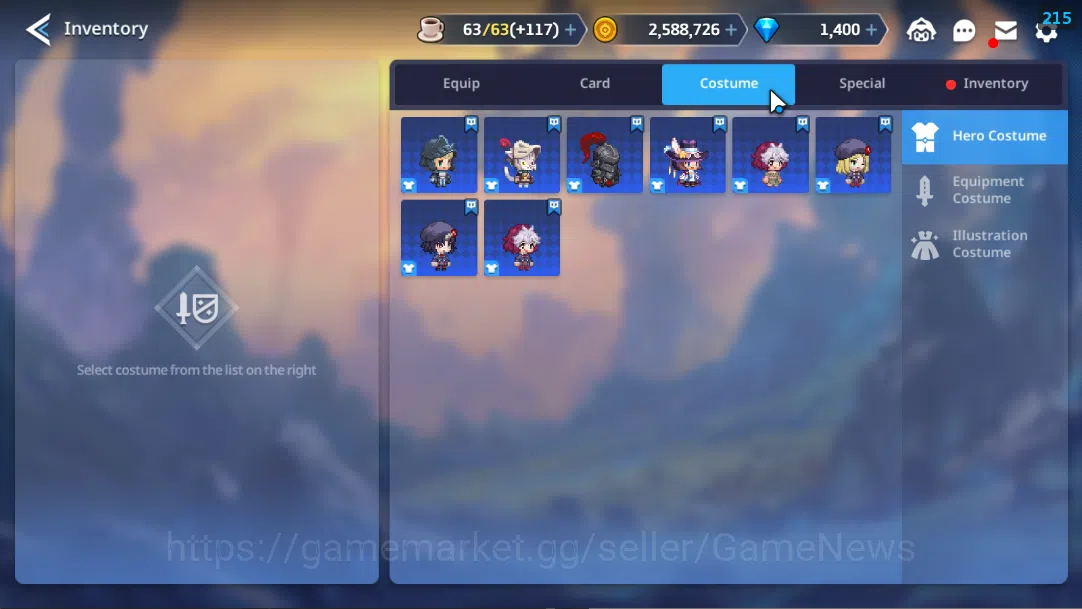 Guardian Tales Accounts ASIA 2| Lv 48 | Starter Collab Clevates(Klen, Alec image 5