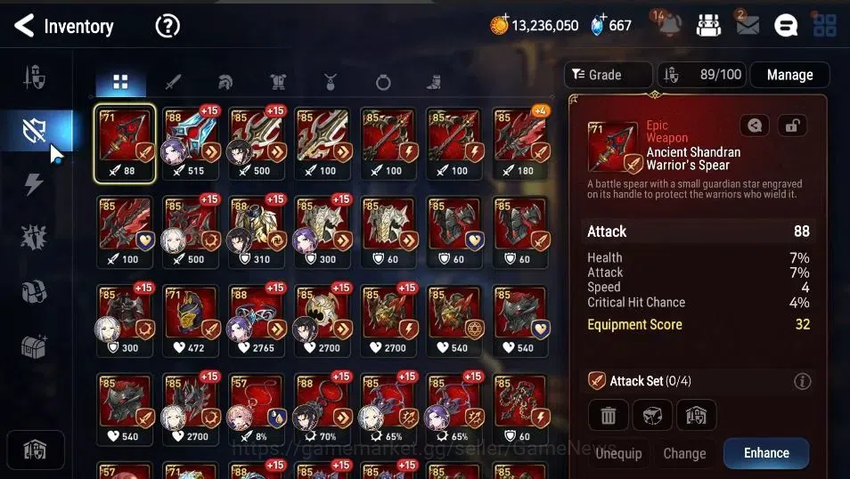 Epic Seven Accounts GLOBAL UnVerif|New Era|5 ML (RoLight,SOT Snow,MKwe image 16