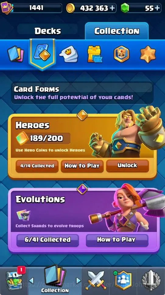 Clash Royale Accounts Mobile |KTL 15|Trophy 11718|6 Max L16 Cards|6 Evo| image 18