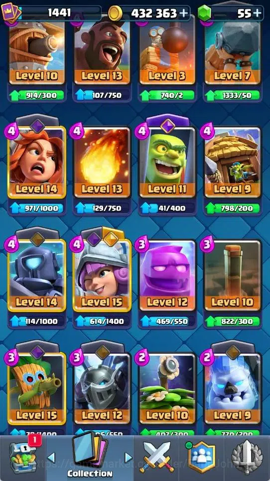 Clash Royale Accounts Mobile |KTL 15|Trophy 11718|6 Max L16 Cards|6 Evo| image 4