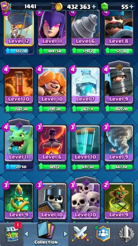 Clash Royale Accounts Mobile |KTL 15|Trophy 11718|6 Max L16 Cards|6 Evo| image 6