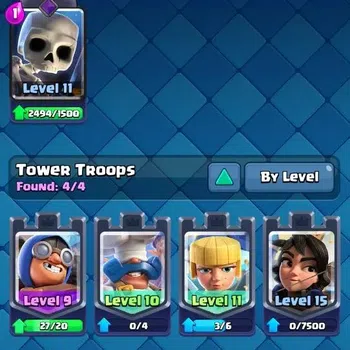 Clash Royale High-End Mobile |KTL 15|Trophy 11718|6 Max L16 Cards|6 Evo| image 1